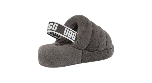 נעלי האג UGG Fluff Yeah Slide Grey