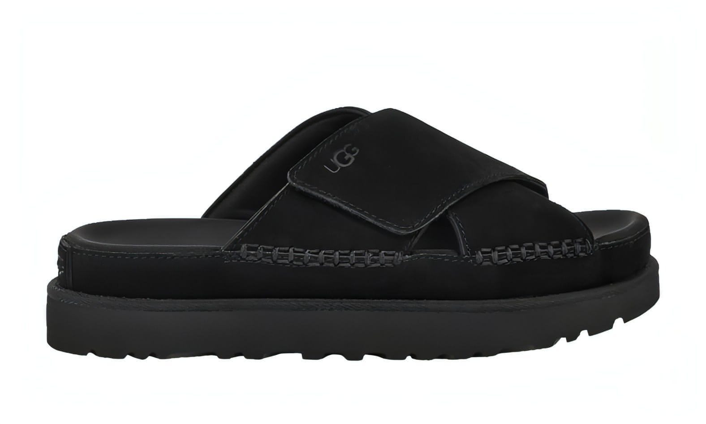 כפכפי האג UGG Women’s Goldenstar Cross Slide Black