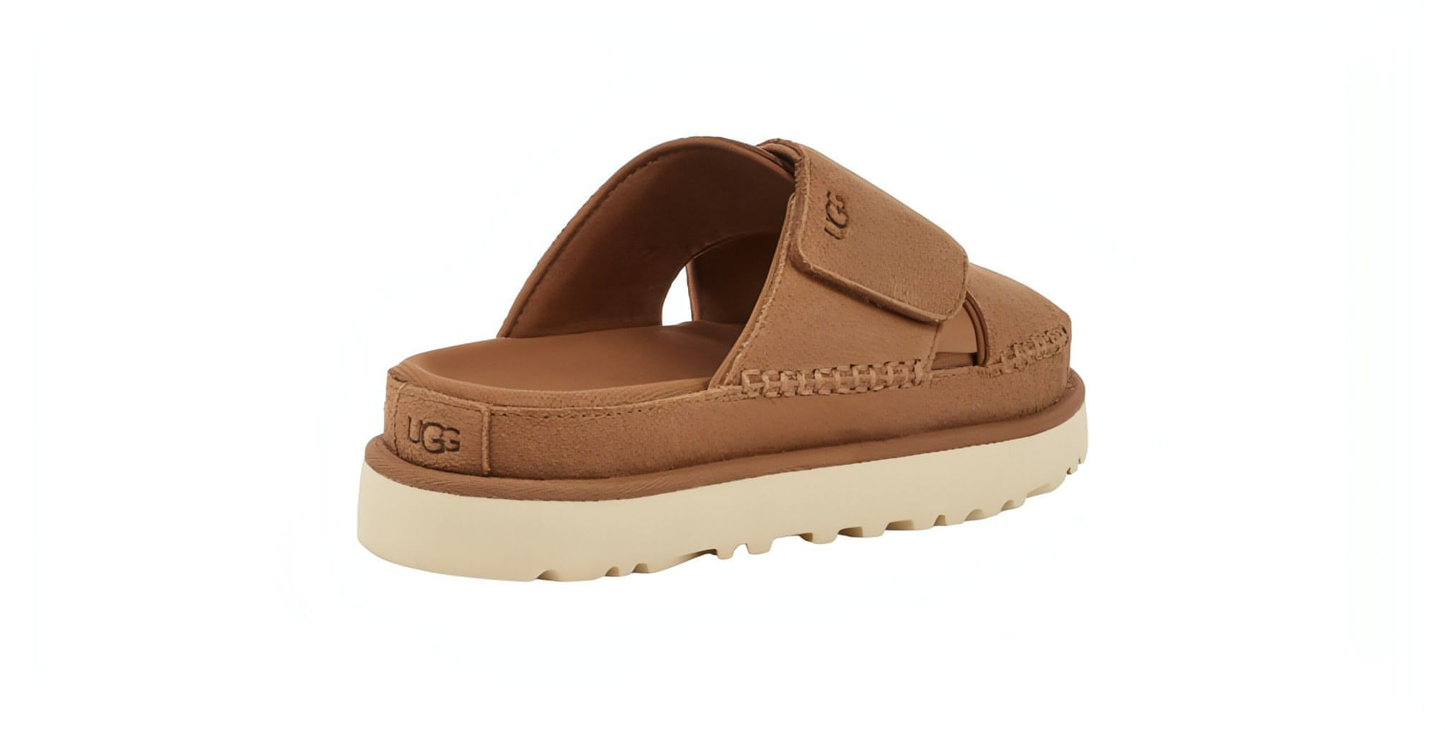 כפכפי האג UGG Women’s Goldenstar Cross Slide Chestnut