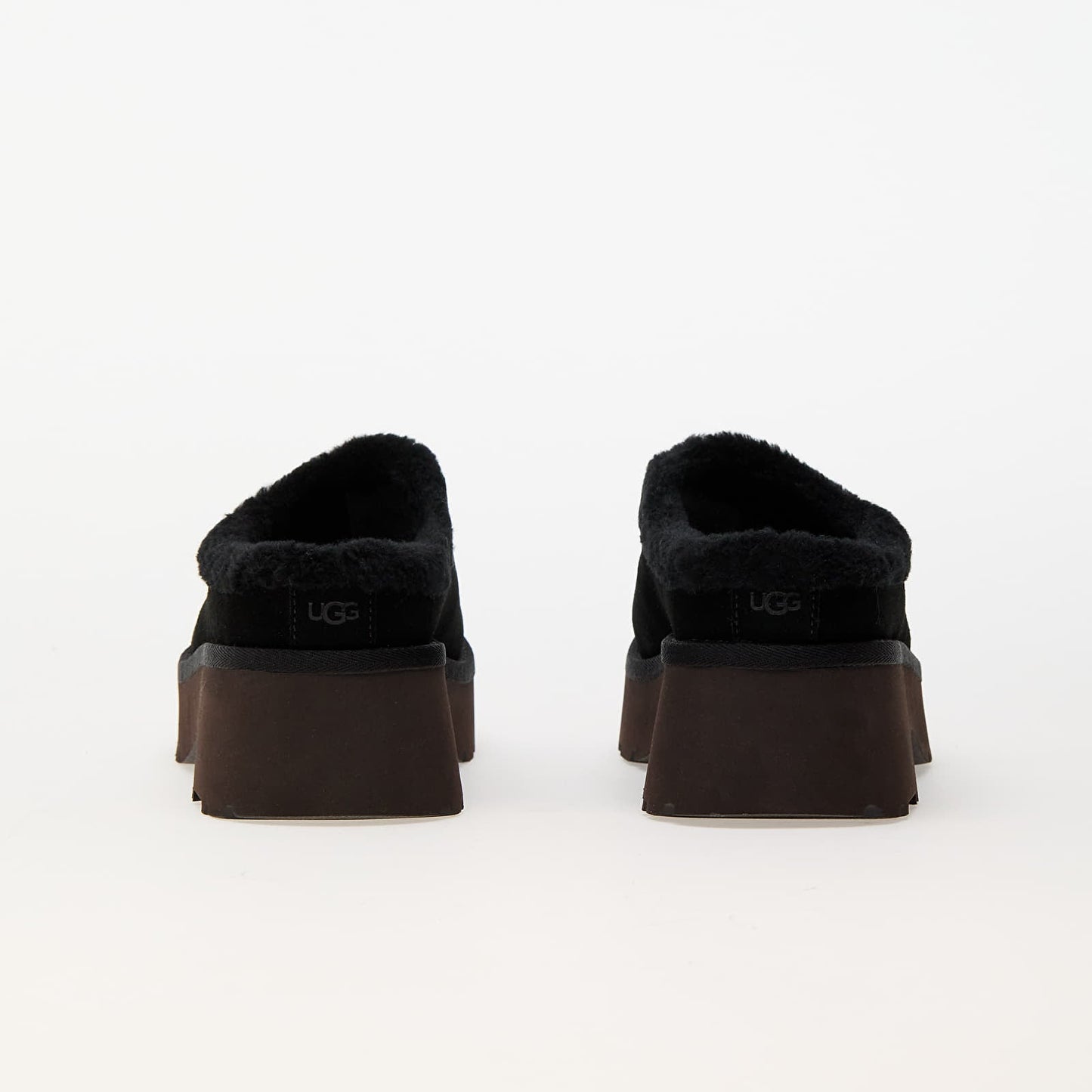 נעלי האג פלטפורמה UGG New Heights Cozy Clog Black