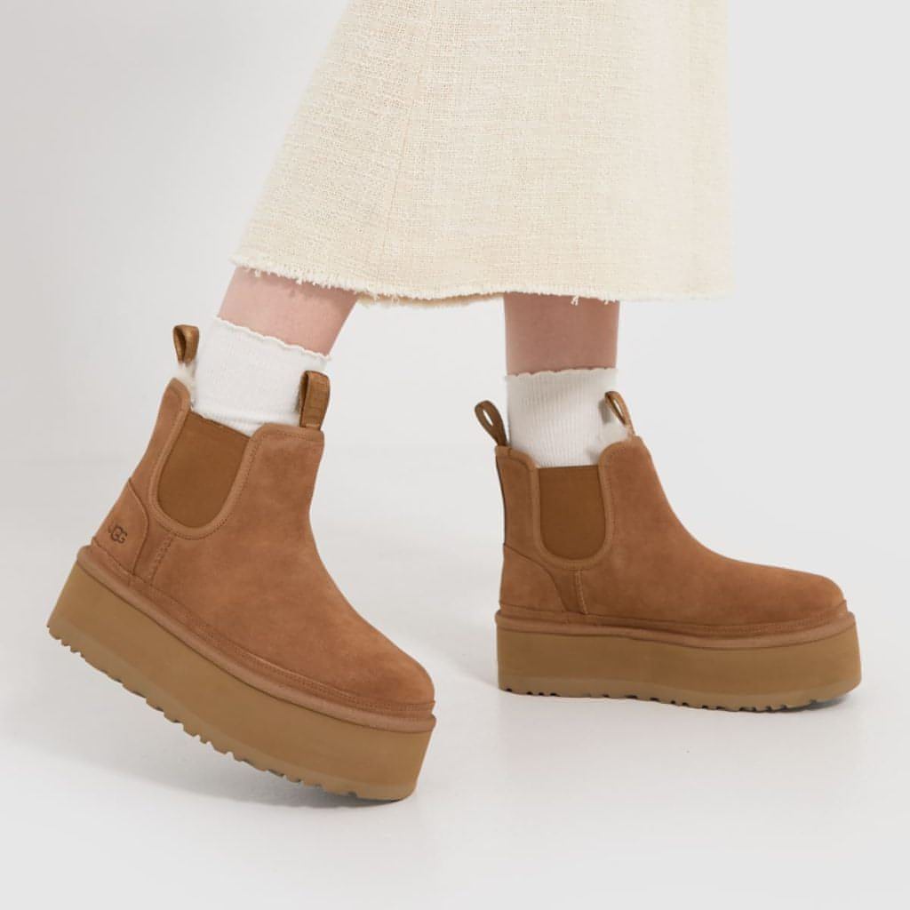 מגפי האג פלטפורמה Ugg Neumel Platform Chelsea Boot Chestnut