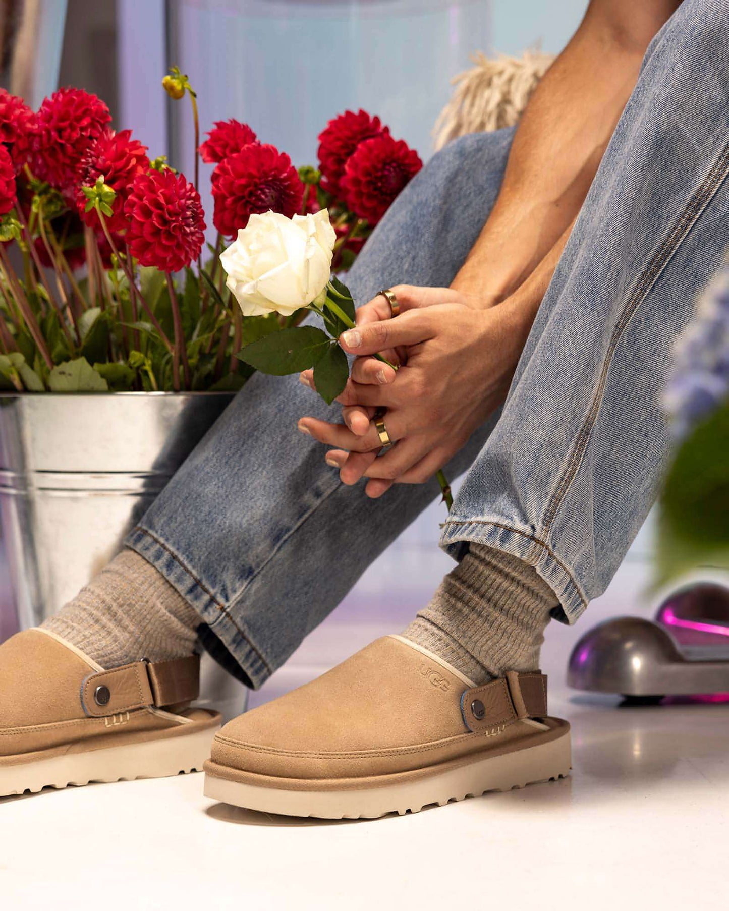 סנדלי האג Ugg Goldencoast Clog Sand