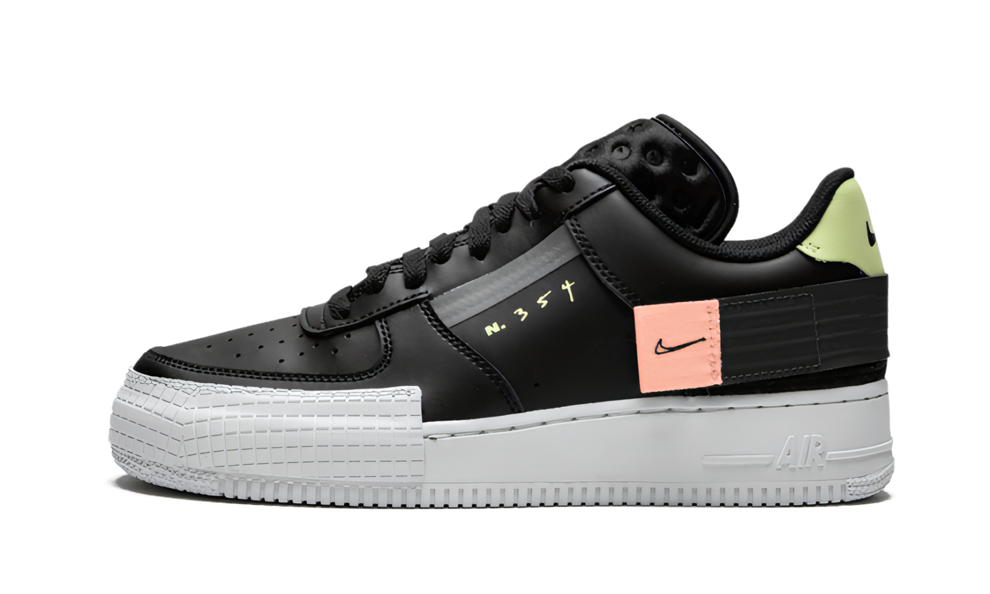 Air Force 1 Low Drop Type Black | איירפורס נמוכות