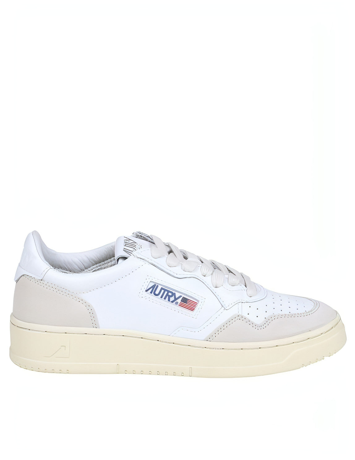 נעלי Autry Medalist Low White Suede