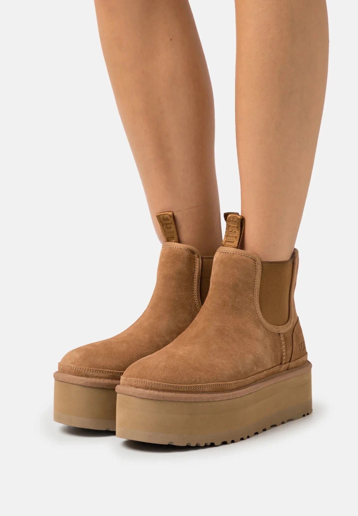 מגפי האג פלטפורמה Ugg Neumel Platform Chelsea Boot Chestnut