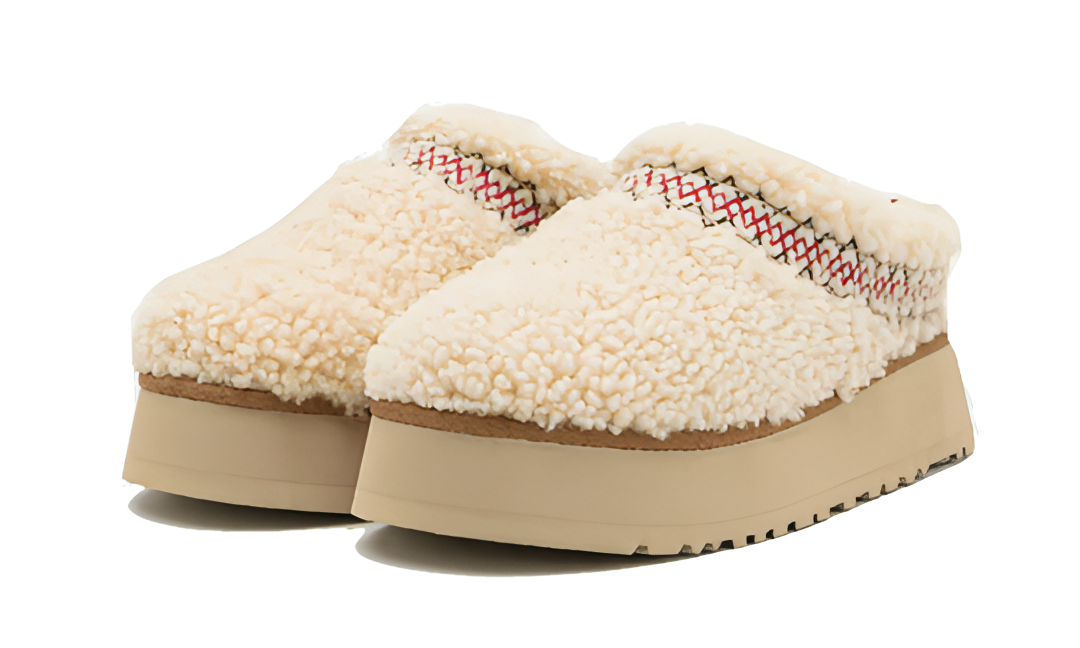 נעלי האג פלטפורמה Ugg Tazz Braid Natural