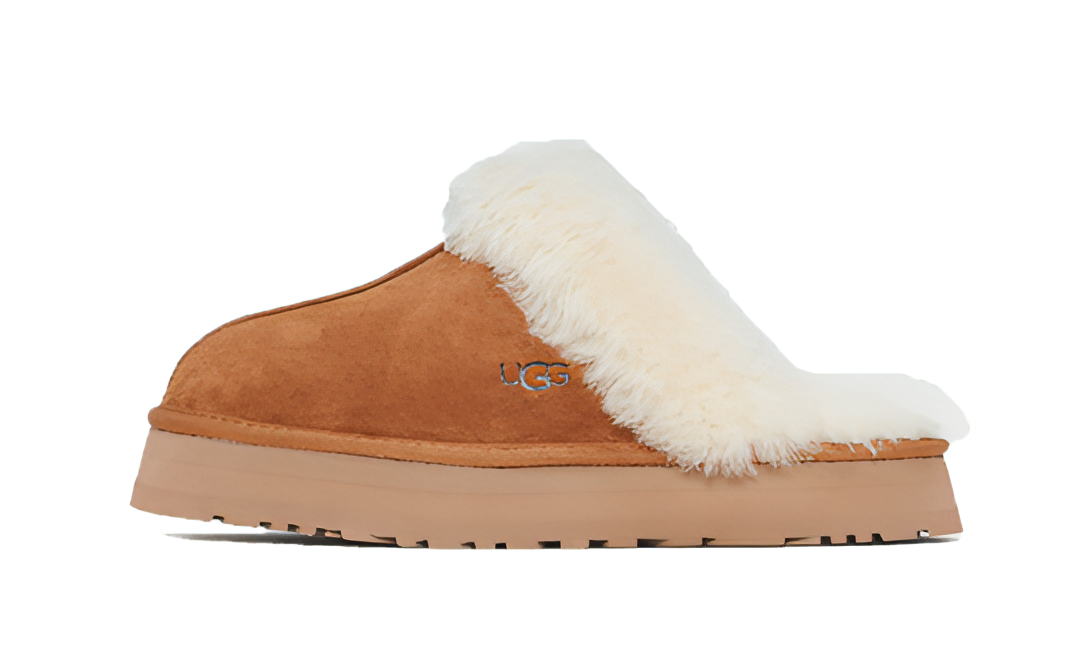 נעלי האג פלטפורמה Ugg Disquette Slipper Chestnut