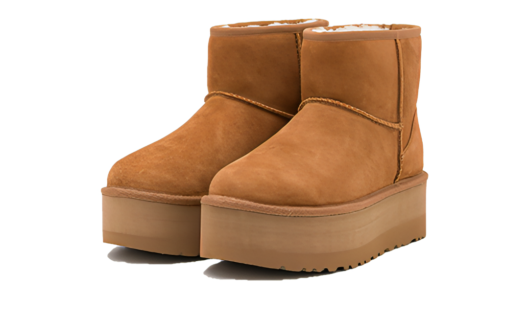 מגפי האג פלטפורמה Ugg Classic Mini Platform Boot Chestnut
