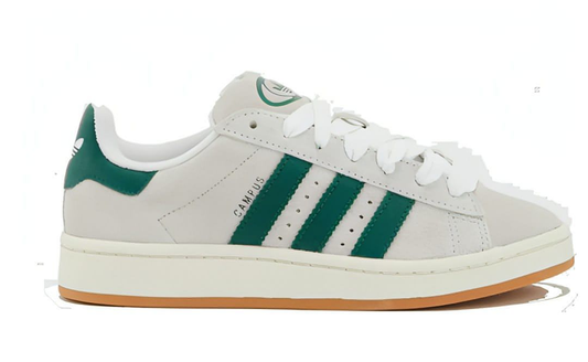 Adidas Campus 00s Crystal White Dark Green