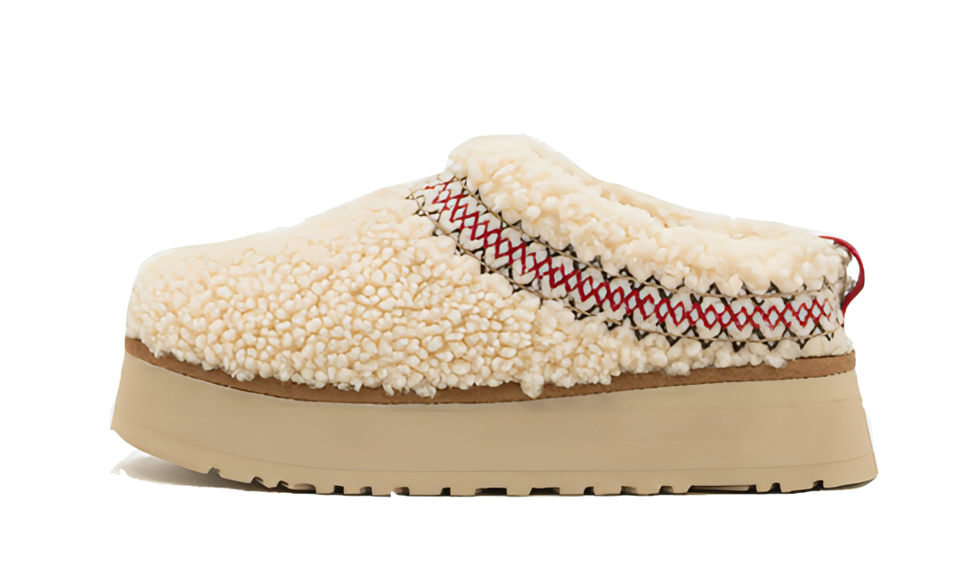 נעלי האג פלטפורמה Ugg Tazz Braid Natural