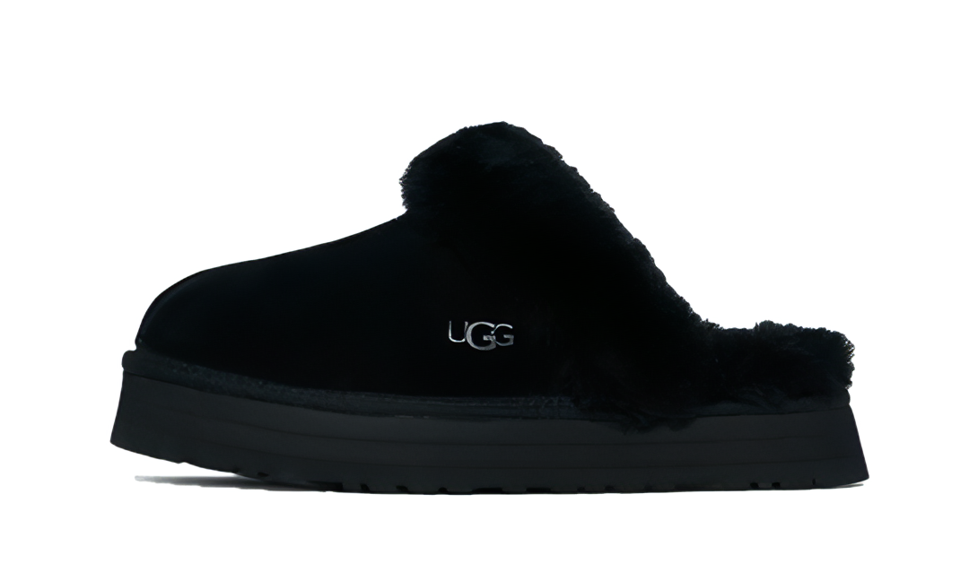 נעלי האג פלטפורמה Ugg Disquette Slipper Black