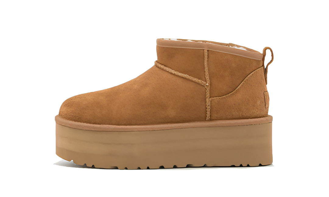מגפי האג פלטפורמה Ugg Classic Ultra Mini Platform Chestnut