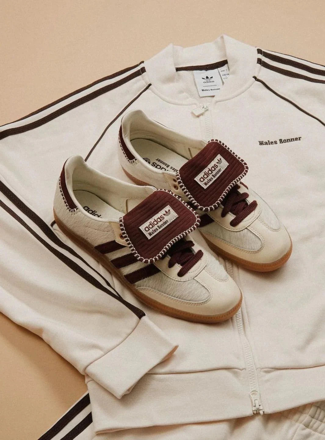 Adidas Samba Nylon Wales Bonner Cream White