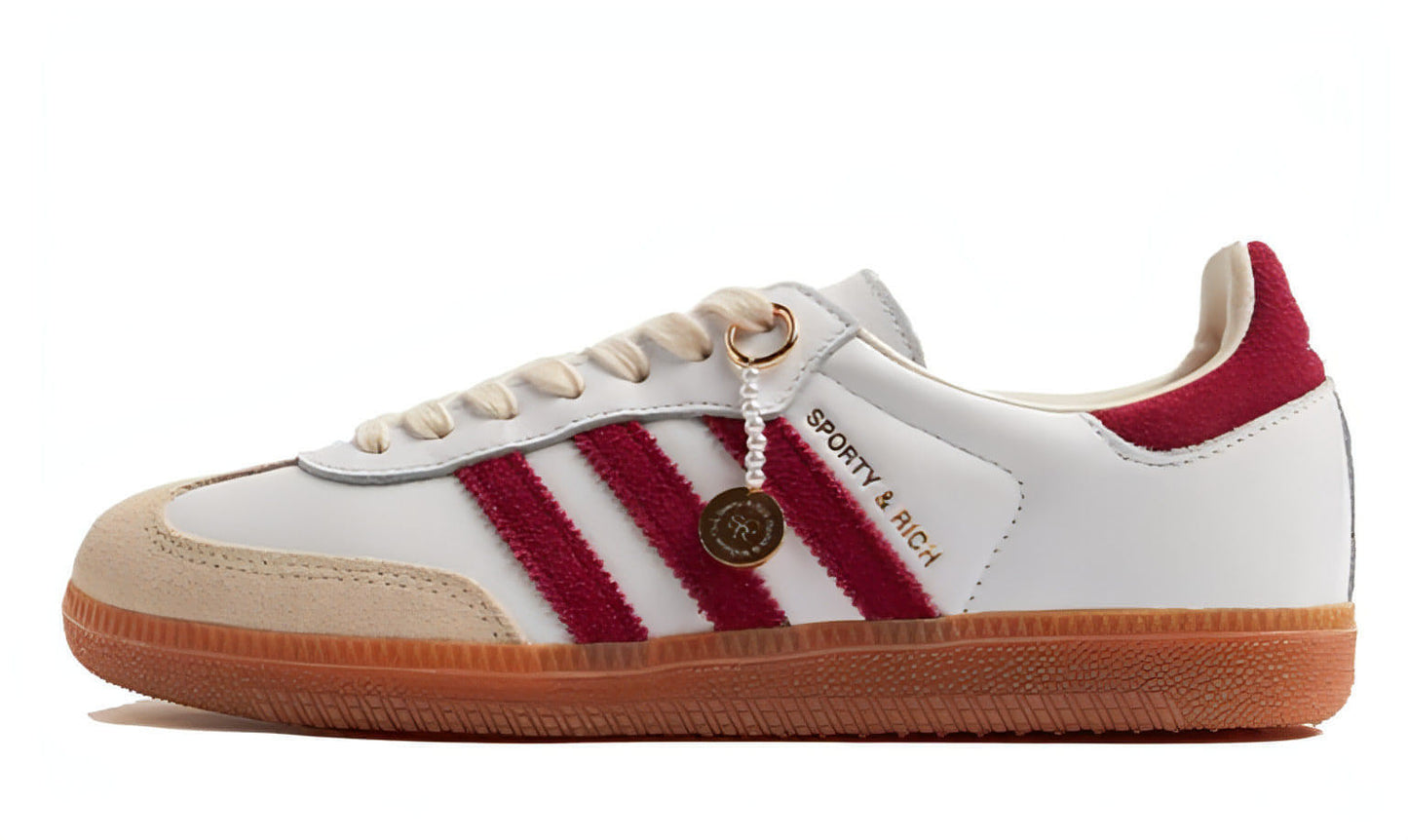 Adidas Samba OG Sporty & Rich White Core Burgundy