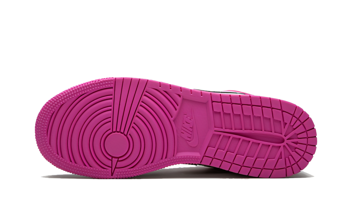 Air Jordan 1 Low Black Active Fuchsia