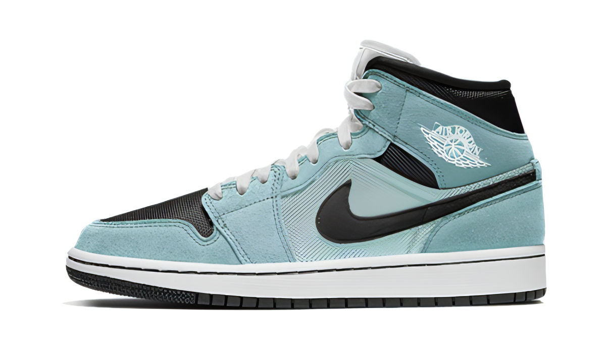 Air Jordan 1 Mid Aqua Blue Tint