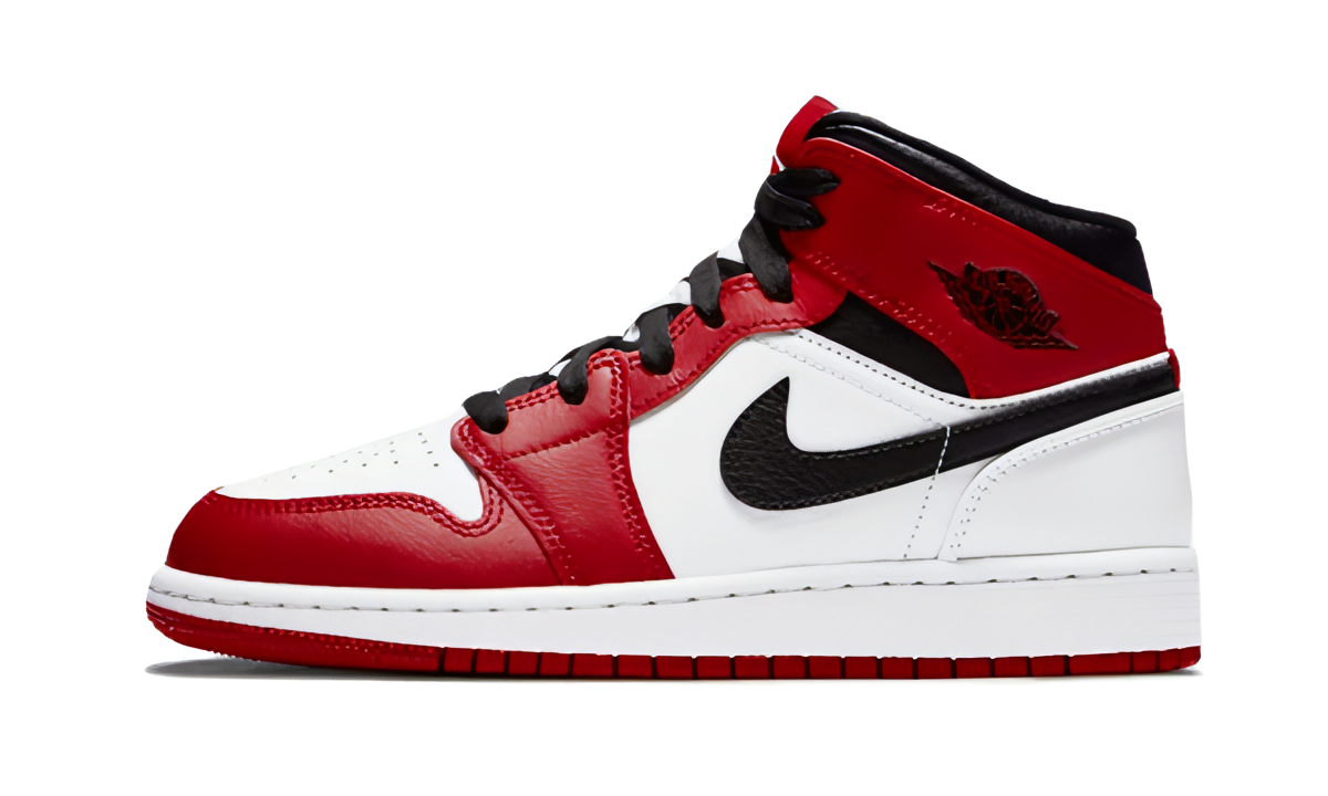 Air Jordan 1 Mid Chicago White (2020)