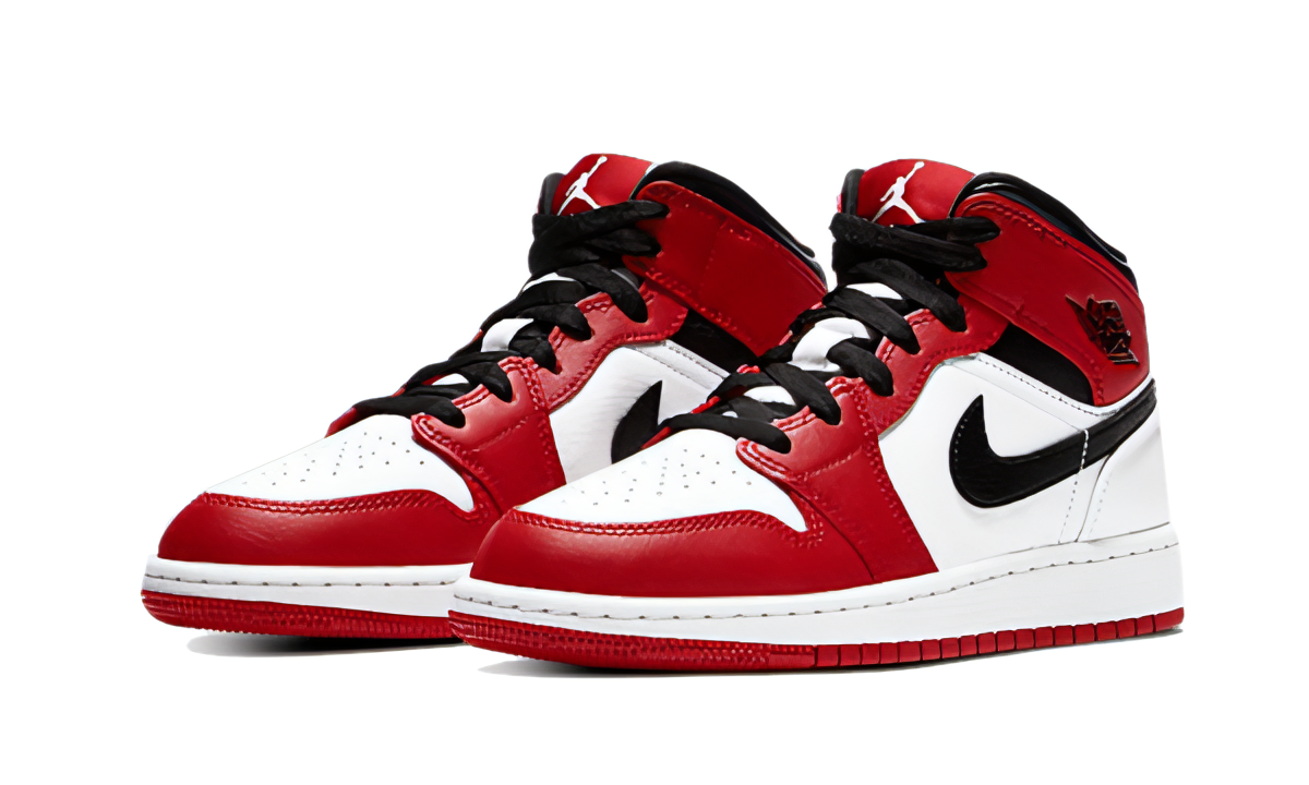 Air Jordan 1 Mid Chicago White (2020)