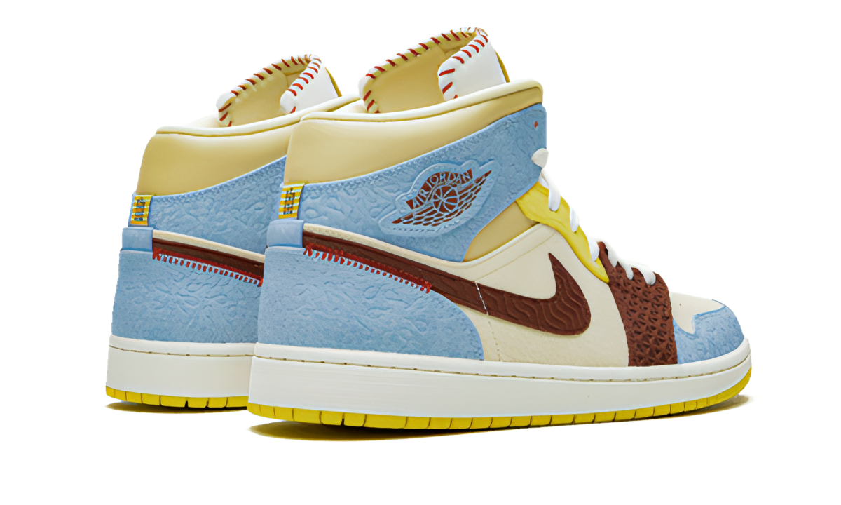 Air Jordan 1 Mid Fearless Maison Château Rouge