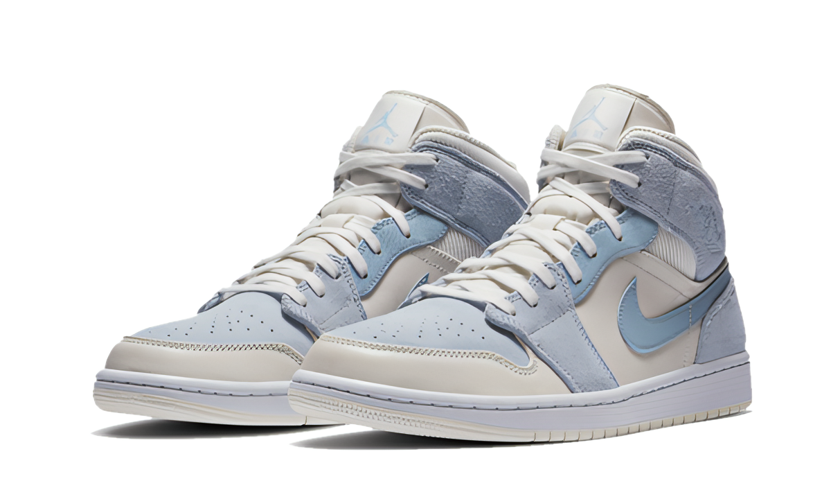 Air Jordan 1 Mid Mixed Textures Blue