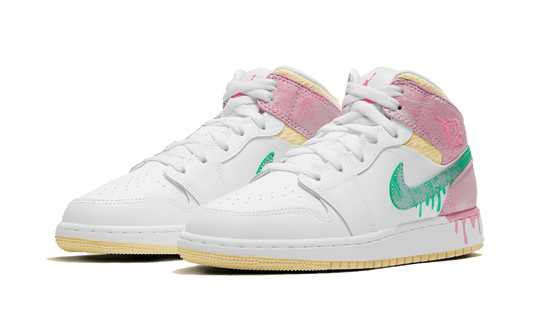 Air Jordan 1 Mid Paint Drip