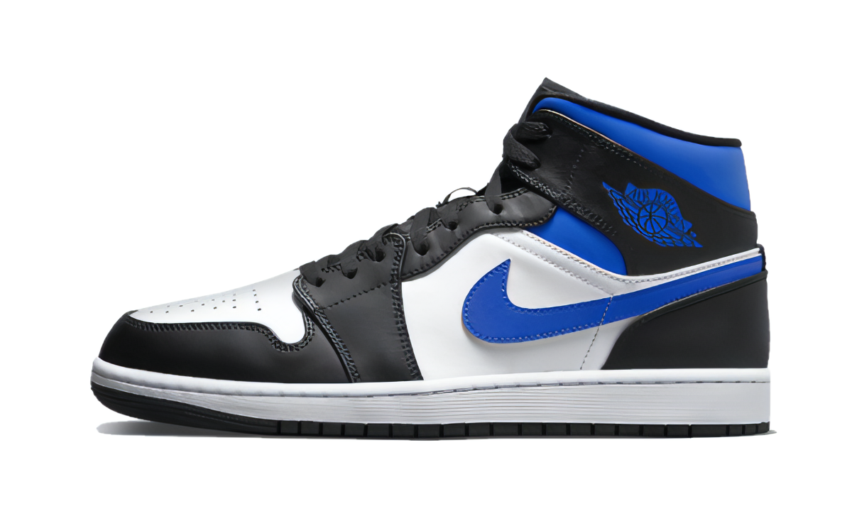 Air Jordan 1 Mid White Black Royal