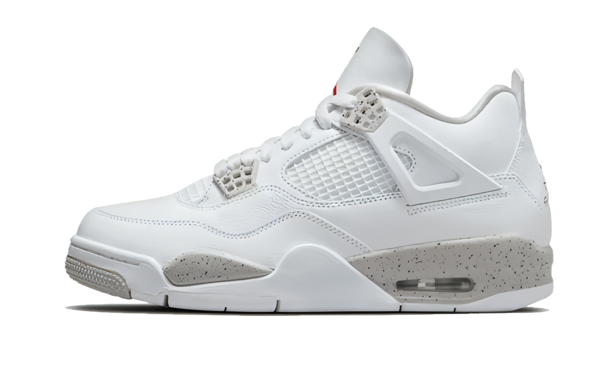 Air Jordan 4 Tech White (White Oreo)