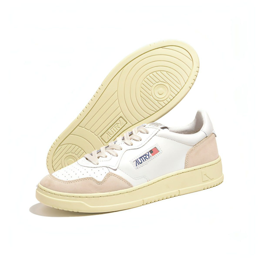 נעלי Autry Medalist Low White Suede