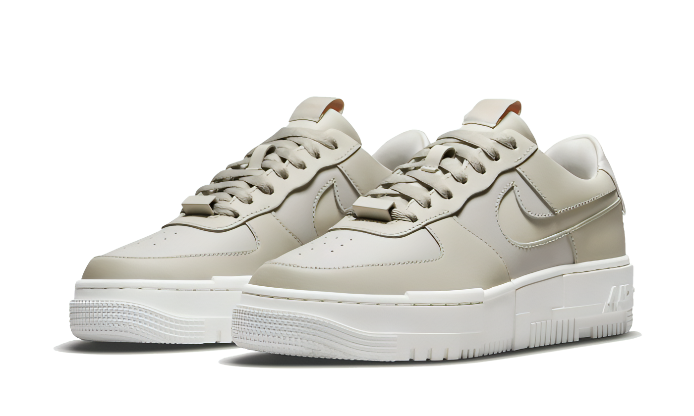 Air Force 1 Low Pixel Stone Bone Summit White | איירפורס נמוכות