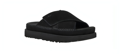כפכפי האג UGG Women’s Goldenstar Cross Slide Black