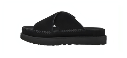 כפכפי האג UGG Women’s Goldenstar Cross Slide Black