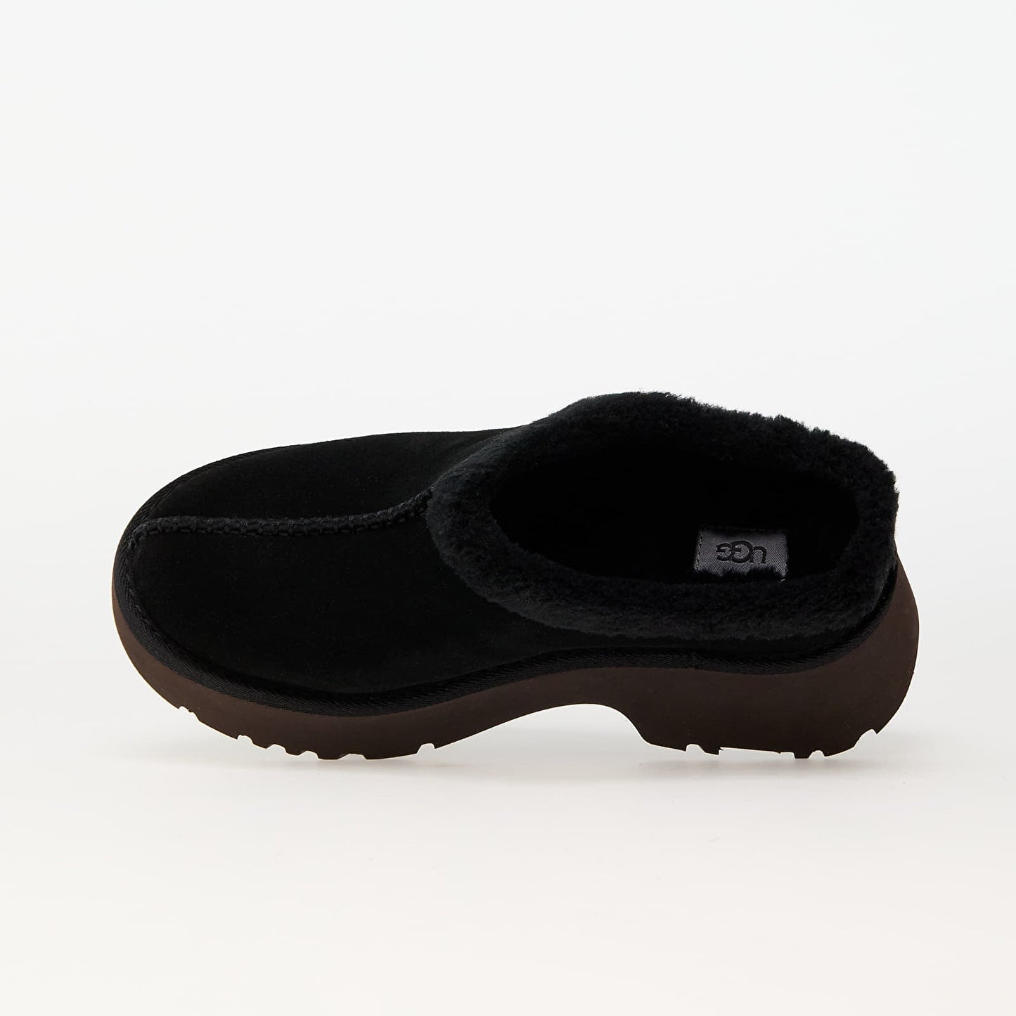 נעלי האג פלטפורמה UGG New Heights Cozy Clog Black