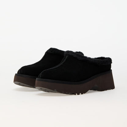 נעלי האג פלטפורמה UGG New Heights Cozy Clog Black
