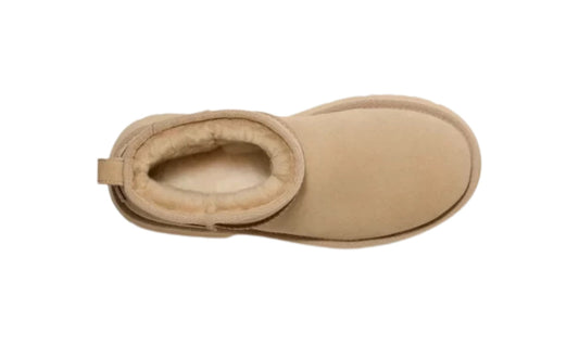 נעלי האג פלטפורמה UGG Classic Ultra Mini New Heights Boots Mustard Seed