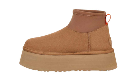 נעלי האג פלטפורמה UGG Classic Mini Dipper Brown