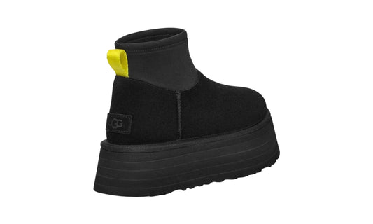 נעלי האג פלטפורמה UGG Classic Mini Dipper Black