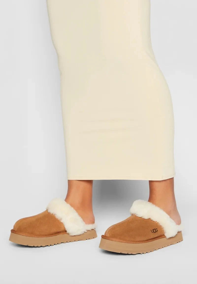 נעלי האג פלטפורמה Ugg Disquette Slipper Chestnut