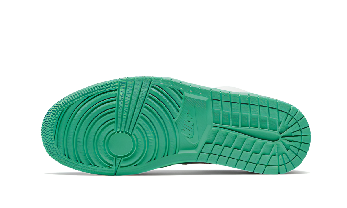 Air Jordan 1 Low White Lucky Green Black