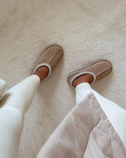 נעלי האג פלטפורמה Ugg Tazz Slipper Sand