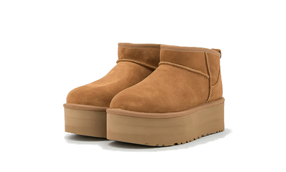 מגפי האג פלטפורמה Ugg Classic Ultra Mini Platform Chestnut