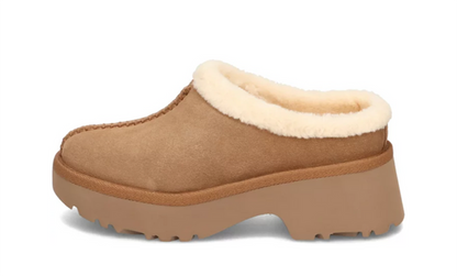 נעלי האג פלטפורמה UGG New Heights Cozy Clog ‘Mustard Seed’ 1162510-MDSD