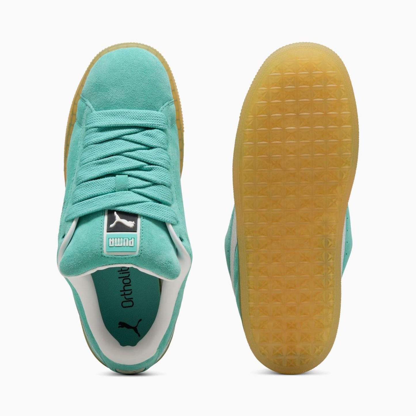 Suede XL Sneakers Unisex Aquatic-White