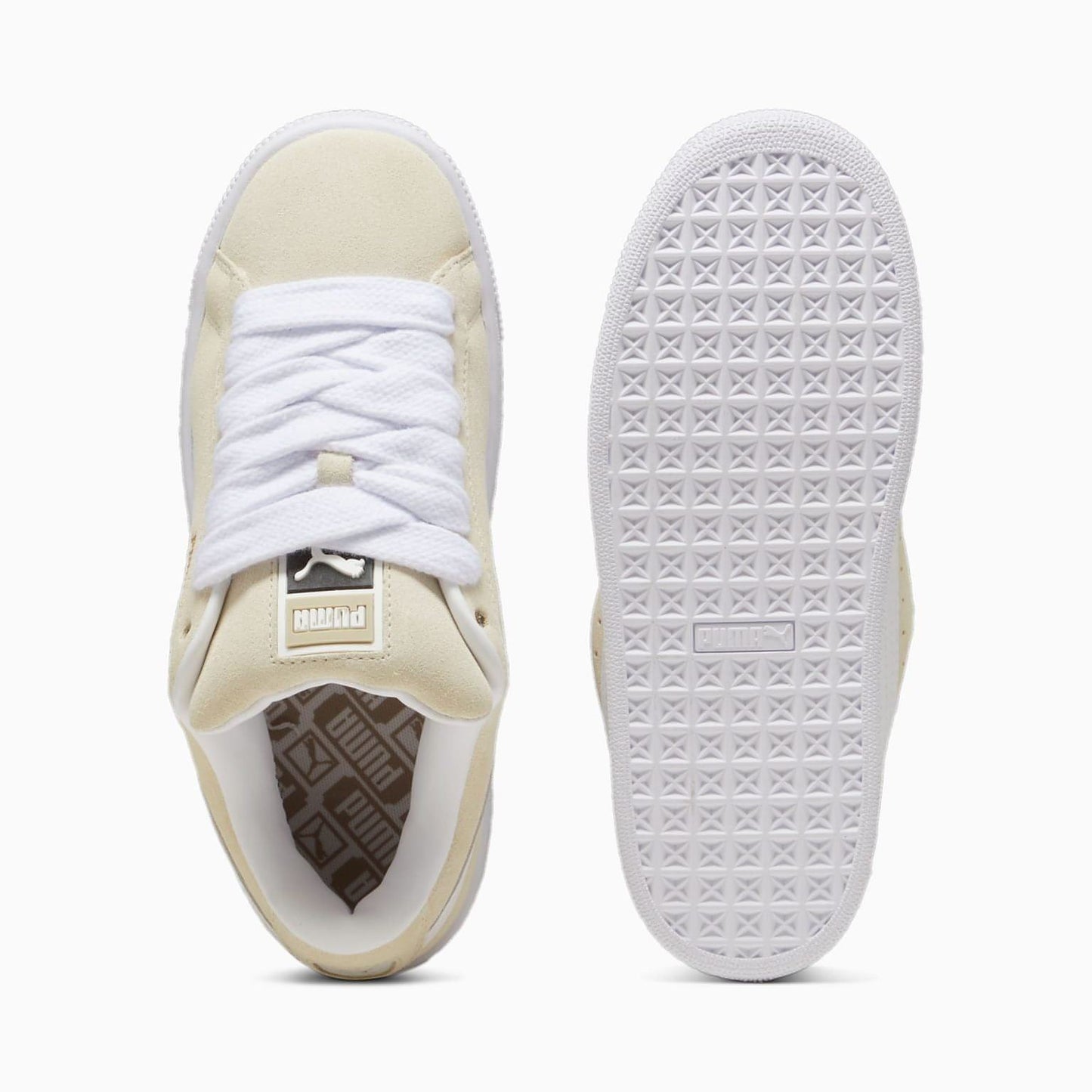 Suede XL Sneakers Unisex Sugared Almond-White