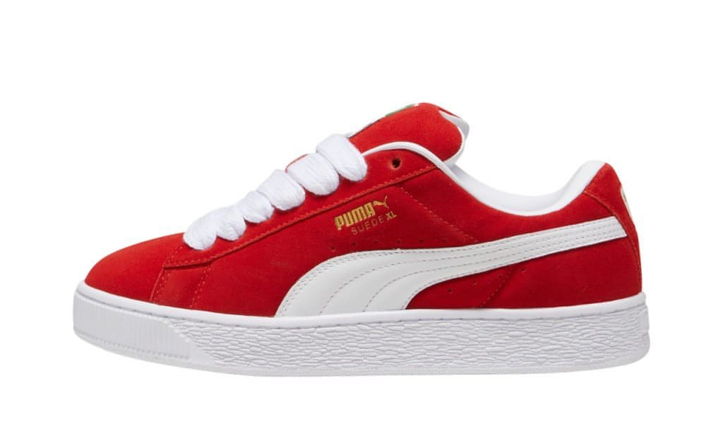 Suede XL Sneakers Unisex Red-White