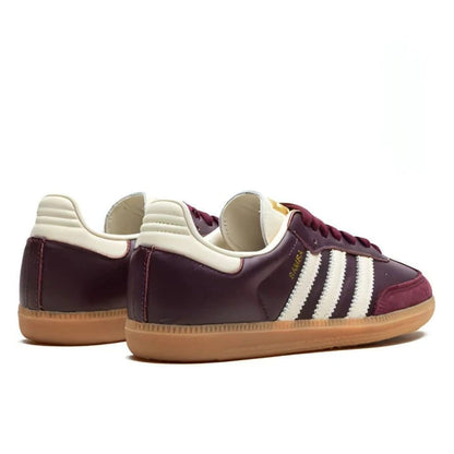 Adidas Samba OG Maroon Gold Metallic