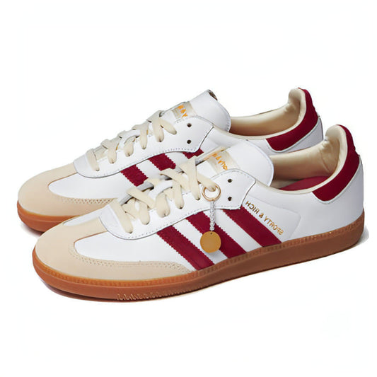 Adidas Samba OG Sporty & Rich White Core Burgundy