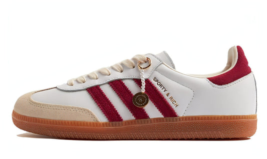 Adidas Samba OG Sporty & Rich White Core Burgundy