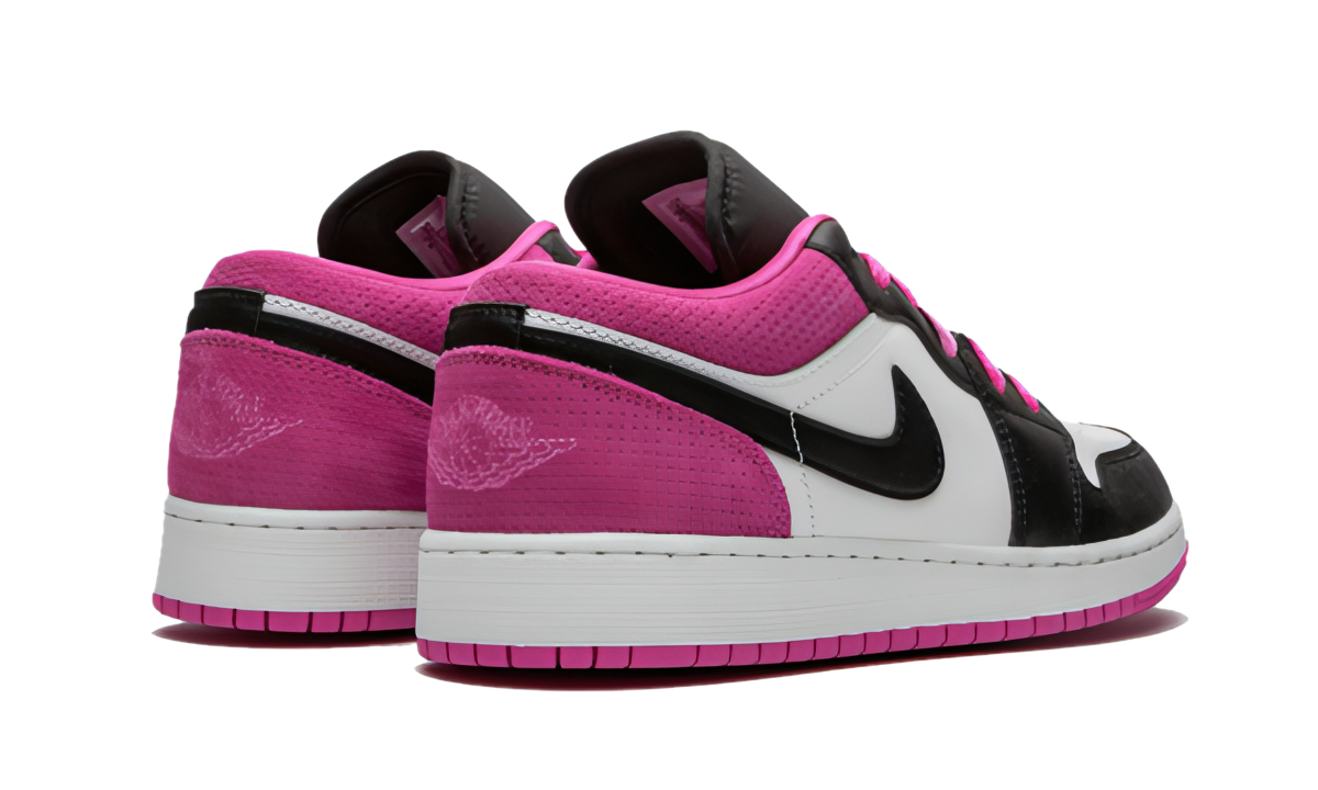 Air Jordan 1 Low Black Active Fuchsia