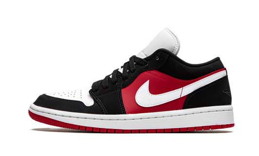 Air Jordan 1 Low Black White Gym Red