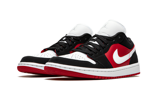 Air Jordan 1 Low Black White Gym Red